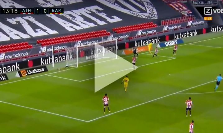 Pedri strzela gola na 1-1 z Bilbao! [VIDEO]